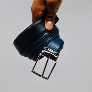 Santoni NIB Front Buckle Belt